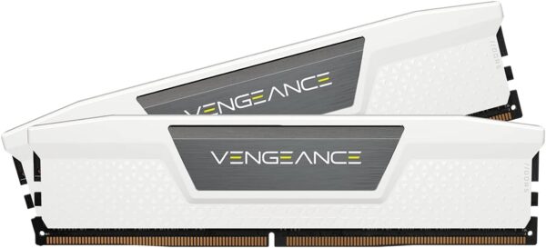 CORSAIR VENGEANCE RGB DDR5 RAM 64GB (2x32GB) 5600MHz CL36 Intel XMP iCUE Compatible Computer Memory - White (CMH64GX5M2B5600C36W)