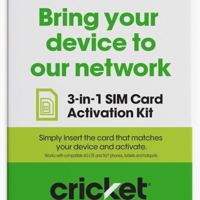 Cricket Wireless SIM Card 4G LTE, 5G, 5G+