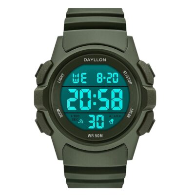 Dayllon Watch for Men Digital Sports Watches Waterproof Military Multifunction Chronograph Stopwatch Wristwatch with LED Backlight/Alarm/Date