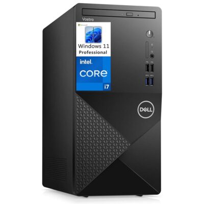 Dell 2023 Vostro 3910 Tower Business Desktop Computer, 12th Gen Intel 12-Core i7-12700 up to 4.9GHz, 64GB DDR4 RAM, 2TB PCIe SSD, DVDRW, 802.11AC WiFi, Bluetooth 5.0, Windows 11…