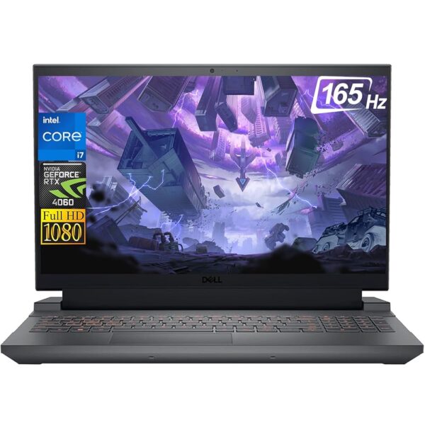 Dell 2024 Newest G15 Gaming Laptop, 15.6" FHD 165Hz Display, Intel 14-Core i7-13650HX, NVIDIA RTX 4060, 64GB DDR5, 1TB SSD, Wi-Fi 6, Backlit Keyboard, Windows 11 Pro