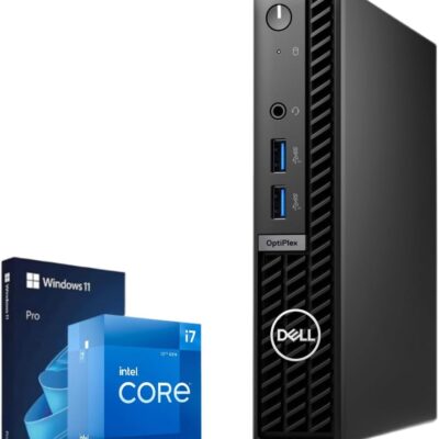 Dell 2024 NEWEST OptiPlex 7000 Series Mini Business Desktop | 12th Intel 12-Core i7 Processor Up to 4.9GHz | 16GB RAM | 1TB SSD | Wi-Fi 6 | DisplayPort | Windows 11 Pro