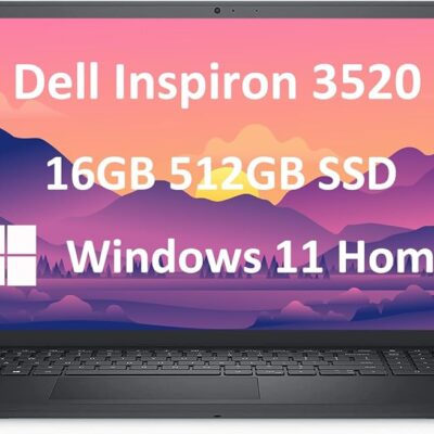 Dell Inspiron 15 15.6″ Business Laptop (FHD, Intel 4-Core i5-1135G7, 16GB RAM, 512GB SSD), WVA Anti-Glare, Numeric Keypad, Webcam, Wi-Fi, Inspiron 3000 3520, Win 11 Home, Black…