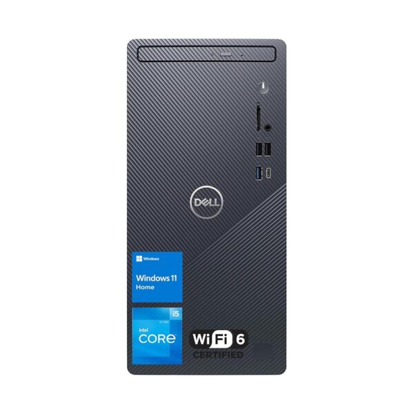 Dell Inspiron 3910 Desktop, 12th Gen Intel Core i5-12400 Processor, 16GB DDR4 RAM, 512GB SSD, HDMI, DP, DVD-RW, Bluetooth, Wired Keyboard&Mouse, Wi-Fi 6, Windows 11 Home, Black...