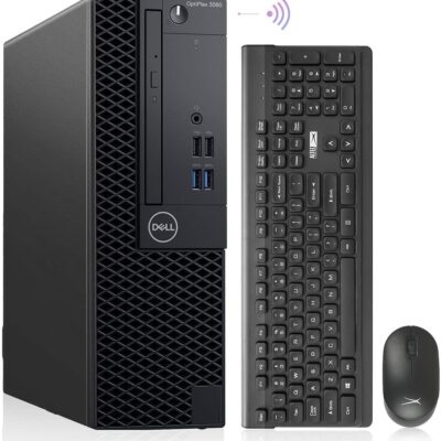 Dell OptiPlex 3060 Desktop Computers Windows 11 Pro Hexa Core i7-8700 Up to 4.60GHz32GB DDR4 1TB M.2 NVMe SSD1TB HDDAX210 Built-in WiFi 6E Small Form Factor PC(Renewed) Black…