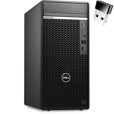 Dell OptiPlex 7000 Tower Business Desktop Computer, 12th Gen Intel 12-Core i7-12700 to 4.9GHz, 16GB DDR5 RAM, 512GB PCIe SSD, WiFi 6, Bluetooth, Ethernet, Keyboard and Mouse,…