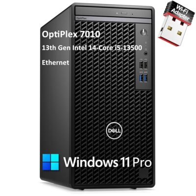 Dell OptiPlex 7010 7000 Tower Business Desktop Computer, 12th Gen Intel Hexa-Core i5-12500 (Beat i7-11700), 32GB DDR4 RAM, 1TB PCIe SSD, DVDRW, WiFi Adapter, Ethernet, KB and…