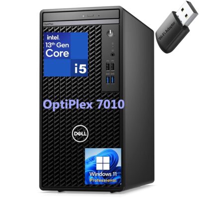 Dell OptiPlex 7010 Tower 7000 Business Desktop Computer, 13th Gen Intel 14-Core i5-13500 (Beat i7-12700), 32GB DDR4 RAM, 1TB PCIe SSD, DVDRW, WiFi Adapter, RJ-45, HDMI, KB and…