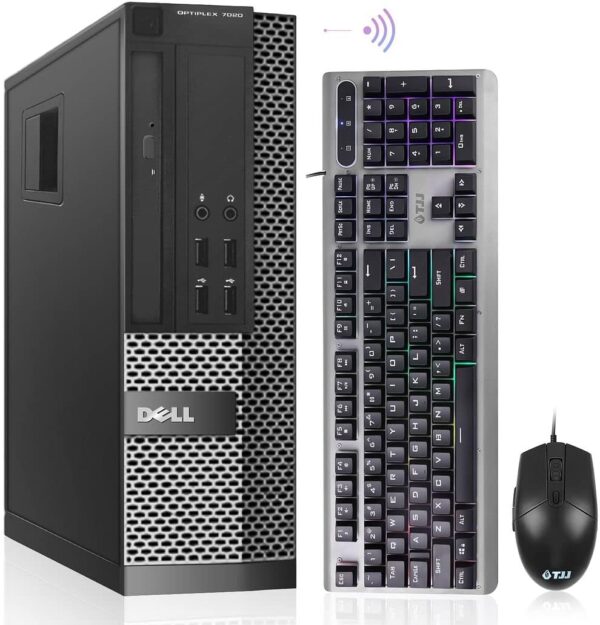 Dell OptiPlex 7020 Desktop Computer, 32GB Ram New 2TB SSD, Intel Quad Core i7 4790 up to 4.0GHz, AC8260 Built-in WiFi 5, Dual Monitor Supported, DVD-RW HDMI Windows 10 Pro...