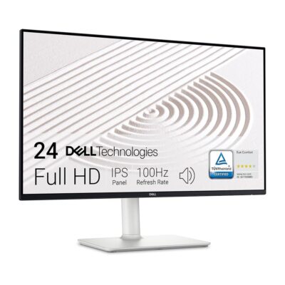 Dell S2425HS Monitor – 23.8 Inch, FHD (1920×1080) Display, 100Hz Refresh Rate 1500:1 Contrast Ratio, TÜV Rheinland Eye Comfort 4 Star, Integrated 2x5W Speaker,…