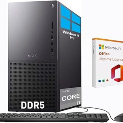 Dell XPS Desktop Computer Tower for Business and Gaming, 13th Gen i7 16-Core PC Desktop, 64GB DDR5 RAM, 2TB SSD, Windows 11 Pro, Lifetime Office, RJ-45, Killer Wi-Fi 6E,…