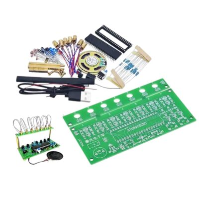 DIY Kit C51 MCU Laser Harp Kit String DIY Keyboard Kit Electronic Parts 7 Strings Electronic DIY Kit Technology Piano Music Box New for Arrival 2025 High for Quality