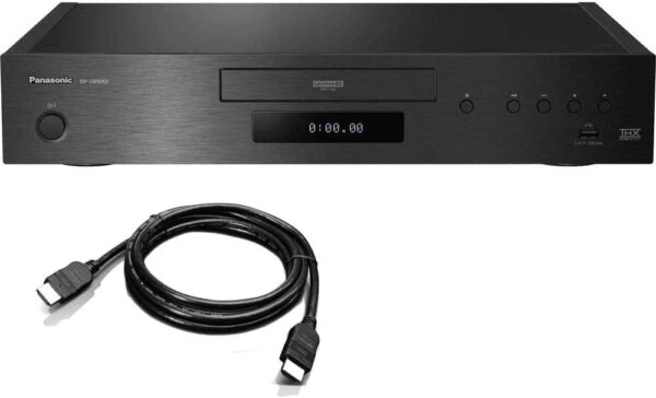 DP-UB9000P-K Region Zone Code Free 4K Ultra HD Blu Ray Player with OREI - 4K UHD - WiFi - PAL/NTSC - 110V Only - USA Voltage