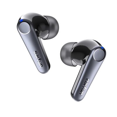 EarFun Air Pro 3 Noise Cancelling Earbuds, Qualcomm® aptX™ Adaptive Sound, 6 Mics CVC 8.0 ENC, Bluetooth 5.3 Earbuds, Multipoint Connection, 45H Playtime, App Customize EQ,…