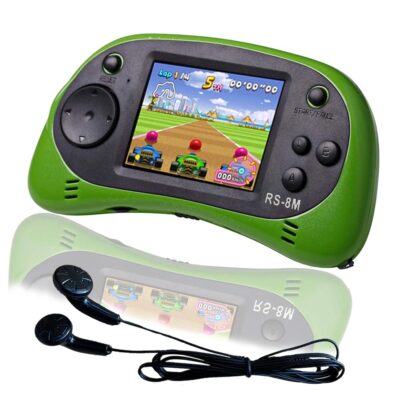 EASEGMER 16 Bit Kids Handheld Games Built-in 220 HD Video Games, 2.5 Inch Portable Game Player with Headphones – Best Travel Electronic Toys for Toddlers Age 3-10 Years Old…