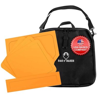 Easy Play Sports & Outdoors, Kids &Adults – Rubber Bases Bag Set – Baseball, Kickball, Tee Ball, Wiffle Ball – Practice, Yard