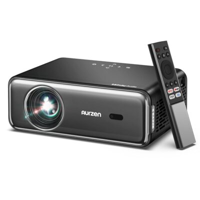 EAZZE D1 Pro Smart Projector with WiFi and Bluetooth, Netflix Official, 20W Speakers, Dolby Audio & dbx-tv Total Sonics, Auto Focus & Keystone, Native 1080P Portable Outdoor…