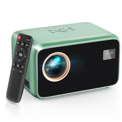 【Electric Focus】4K Projector with WiFi and Bluetooth, TMY Smart Portable Projector with 400 ANSI, Movie Projector for Phone/TV Stick/HDMI/USB/Laptop/DVD/PS5, Mini Projector for…