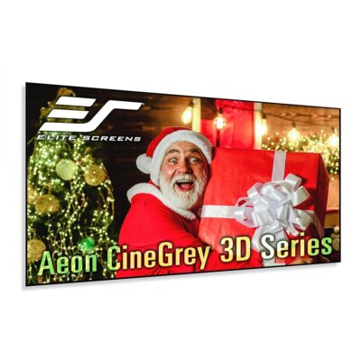 Elite Screens 125 inch CLR and ALR Projector Screen 2.35:1 4K, Standard Throw Projection, Edge Free Fixed Frame Projector Screen for Indoor Movie Screen Home Theater – Aeon…