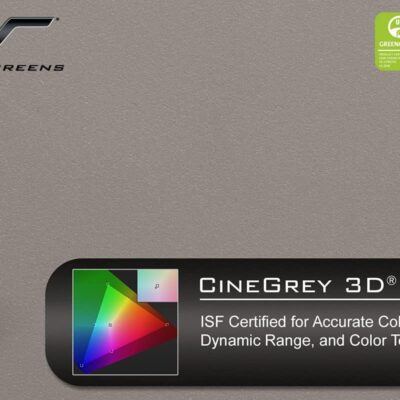 Elite Screens CineGrey3D, Angular Reflective and Ambient Light Rejecting Front Projection Screen Material Sample (CINEGREY3D-SM)