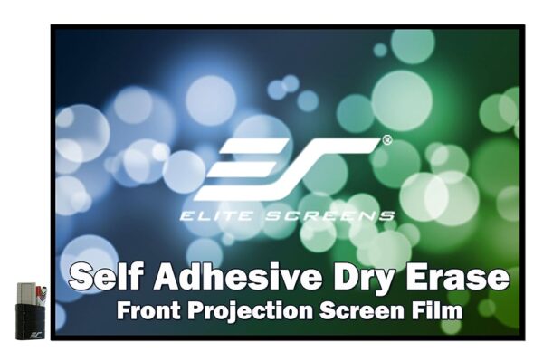 Elite Screens Insta-DE2a Series, 85-inch 1:1, Self-Adhesive Dry Erase Whiteboard Projection Screen Film, Model: IWB85SW2A