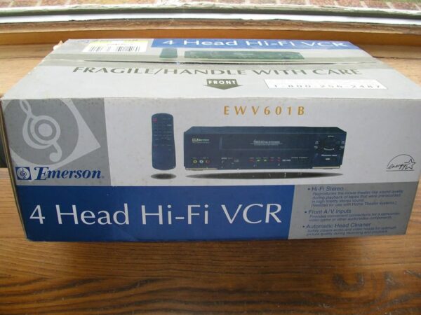 Emerson VHS Recorder Ewv601