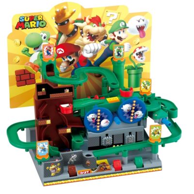 EPOCH Super Mario Adventure Game DX – Tabletop Skill and Action Game with Collectible Action Figures