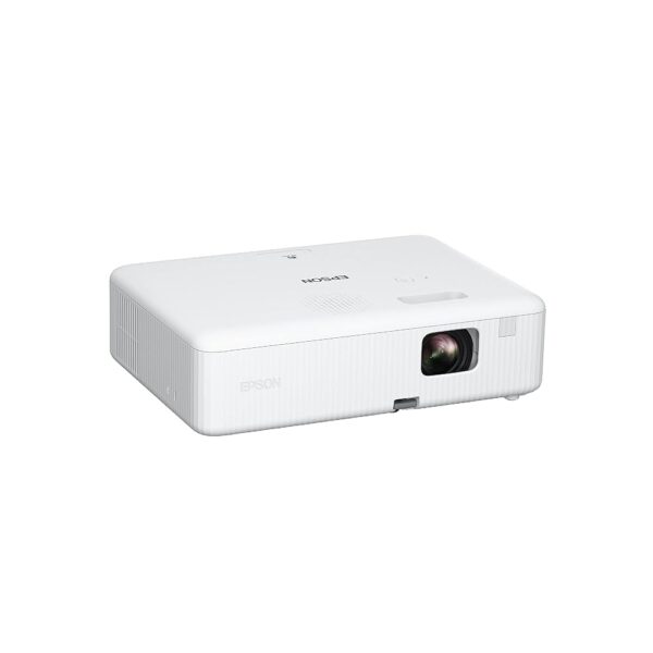 Epson EpiqVision Flex CO-W01 Portable Projector, 3-Chip 3LCD, Widescreen, 3,000 Lumens Color/White Brightness, 5 W Speaker, 300-Inch Home Entertainment and Work, Streaming Ready