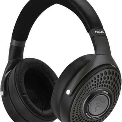 Focal Bathys Over Ear HiFi Bluetooth Wireless Headphones with Active Noise Cancelation (Black Stealth)