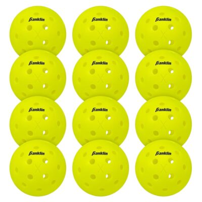 Franklin Sports Outdoor Pickleballs – X-40 Pickleball Balls – USA Pickleball (USAPA) Approved – Official US Open Ball