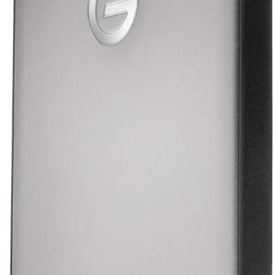 G-Technology 2TB G-DRIVE mobile USB-C (USB 3.1 Gen 1) Portable External Hard Drive, Space Gray – 0G10317