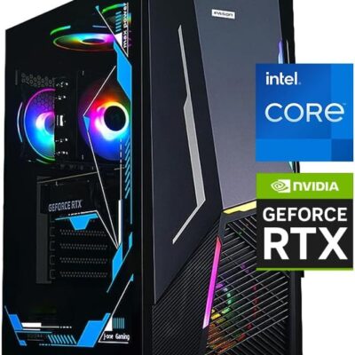 Gaming PC Desktop – Intel Core 13 gen i5 13400F 2.5 GHz, NVIDIA RTX 3060 Ti GDDR6X, 1TB SSD, 2TB HDD, 16GB DDR4 RAM 3200, 650W PSU, Bluetooth, Wi-Fi 6, Windows 11 Home