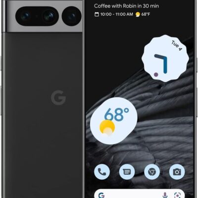 Google Pixel 7 Pro 5G, US Version, 128GB, Obsidian – Unlocked (Renewed)