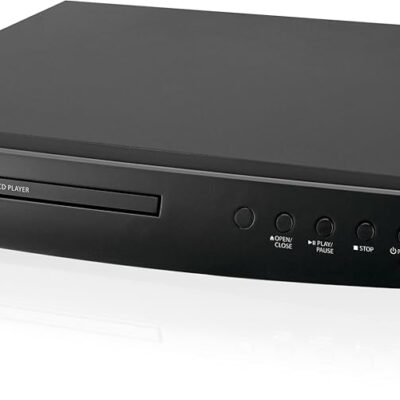 GPX DH300B 1080p Upconversion DVD Player with HDMI, Black