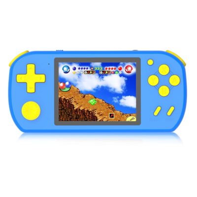 Handheld Game Console for Kids Preloaded 218 Retro Video Games, Portable Gaming Player with Rechargeable Battery 3.0″ LCD Screen, Mini Arcade Electronic Toy Gifts for Boys…