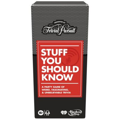 Hasbro Gaming Trivial Pursuit Game: Stuff You Should Know Edition, Trivia Questions Inspired by The Stuff You Should Know Podcast, Game for Ages 16 and Up