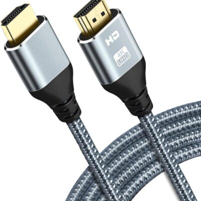 HDMI Cable 4K 75 Foot, 4K 60HZ High Speed 18 Gbps HDMI 2.0 Cable,HDR, HDCP 2.2/1.4, 3D, 2160P,1080P 28AWG HDMI Cord for UHD Samsung TV,Monitor, PS4/3, Xbox One