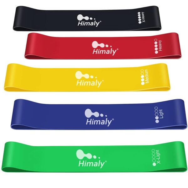 Himaly Anti-Break Resistance Band, Elastic Exercise Band, Hand and Ankle Straps, Indoor and Outdoor Fitness, Portable Resistance Band, Whole Body Exercise