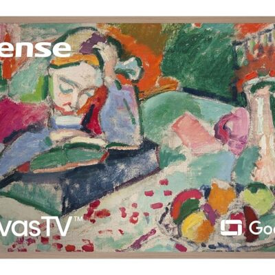 Hisense 55-Inch Class QLED 4K S7N CanvasTV Series Dolby Vision HDR Google Smart TV (55S7N, 2024 Model) – Art Mode, Anti-Glare Panel, Hi-Matte Display, Frame & UltraSlim Wall…