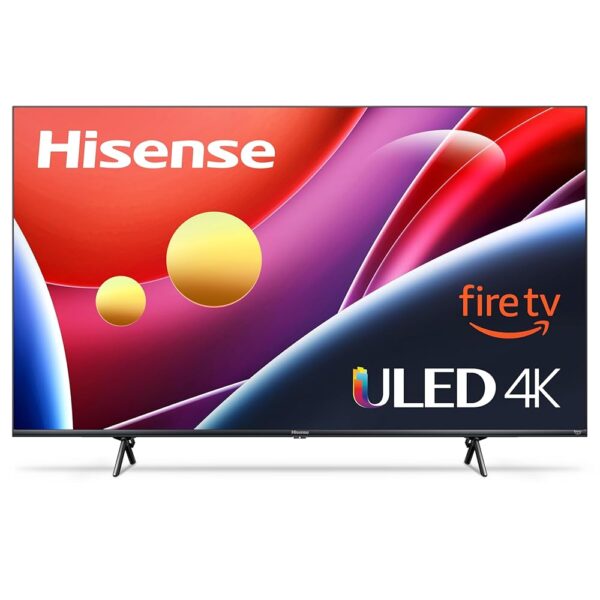 Hisense 75-Inch Class U6HF Series ULED 4K UHD Smart Fire TV (75U6HF, 2024) - QLED, Full Array Local Dimming, 600-Nit Dolby Vision, HDR 10+, HDMI 2.1, Game Mode Plus VRR, Alexa...