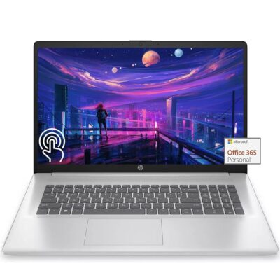 HP 17 Touchscreen Laptop Computer for Student and Business, 17.3″ HD+ Touch Laptop, Intel Pentium Silver-N5030, 4GB RAM, 128GB SSD, 1 Year Microsoft 365, Wi-Fi, HDMI, Windows 11…