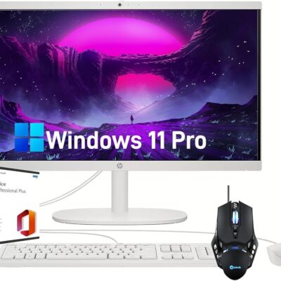 HP All in One Desktop Computer PC, 21.5″ FHD Display, 32 GB RAM, 2 TB SSD, Intel Celeron J4025, Webcam, Wi-Fi 6, Bluetooth, HDMI, Windows 11 Pro, Microsoft Office Lifetime…