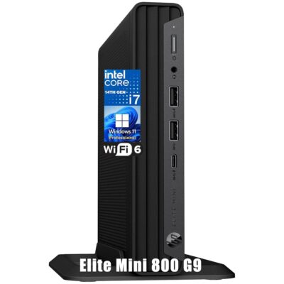 HP Elite Mini 800 G9 Business Desktop Computer, 14th Gen Intel 20-Core i7-14700 up to 5.4GHz, 32GB DDR5 RAM, 1TB PCIe SSD, WiFi 6, Bluetooth, Type-C, Keyboard and Mouse, Windows…