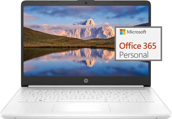 HP Newest 14" Ultral Light Laptop for Students and Business, Intel Quad-Core N4120, 8GB RAM, 192GB Storage(64GB eMMC+128GB Micro SD), 1 Year Office 365, Webcam, HDMI, WiFi,...