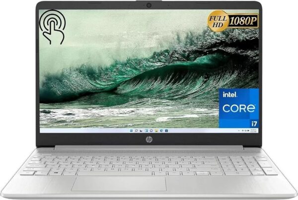 HP Newest 15.6" Full HD Touchscreen Laptop, 16GB RAM, 1TB SSD Storage, Intel Core i7-1255U Processor up to 4.7GHz, Long Battery Life, HD Camera, HDMI, Windows 11, Natural...