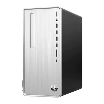 HP Pavilion Desktop PC, AMD Ryzen 5 5600G, 12 GB RAM, 512 GB SSD, Windows 11 Home, Wi-Fi 5 & Bluetooth Connectivity, 9 USB Ports, Wired Keyboard and Mouse Combo, Pre-Built PC…