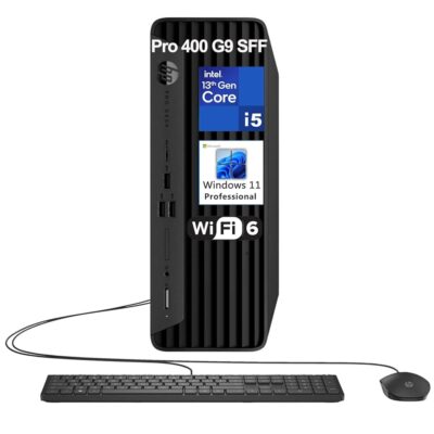 HP Prodesk 400 G9 SFF Small Form Factor Business Desktop Computer, 13th Gen Intel 14-Core i5-13500 (Beat i7-12700), 32GB DDR4 RAM, 2TB PCIe SSD, WiFi 6, Keyboard and Mouse,…