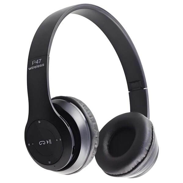 Hybrid Noise Cancelling Headphones, Wireless Bluetooth, Mic, Deep Bass, Soft Earpads, Fast Charging, Transparent Modes