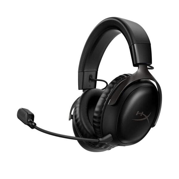 HyperX Cloud III Wireless – Gaming Headset for PC, PS5, PS4, up to 120-hour Battery, 2.4GHz Wireless, DTS Spatial Audio, 53mm Angled Drivers, Memory Foam, Durable Frame, 10mm...