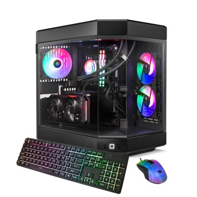 iBUYPOWER Y60 Black Gaming PC Computer Desktop Y60BA9N47TS03 (AMD Ryzen 9 7900X, NVIDIA GeForce RTX 4070 Ti Super 16GB, 32GB DDR5 RGB 5200MHz (16×2), 2TB NVMe, WiFi Ready,…